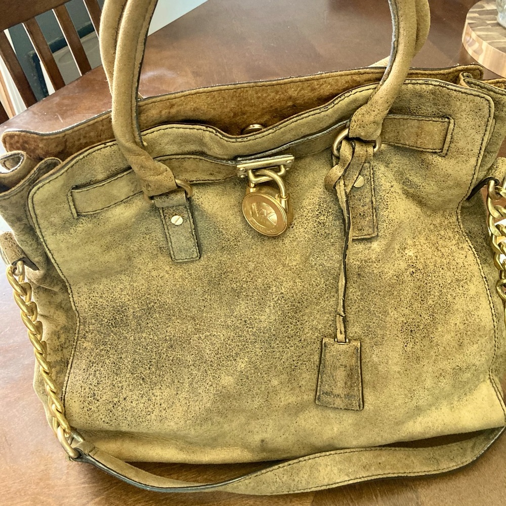 Beautiful Suede MICHAEL KORS handbag